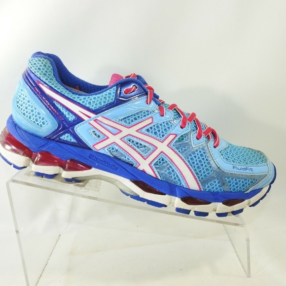 asics blue red